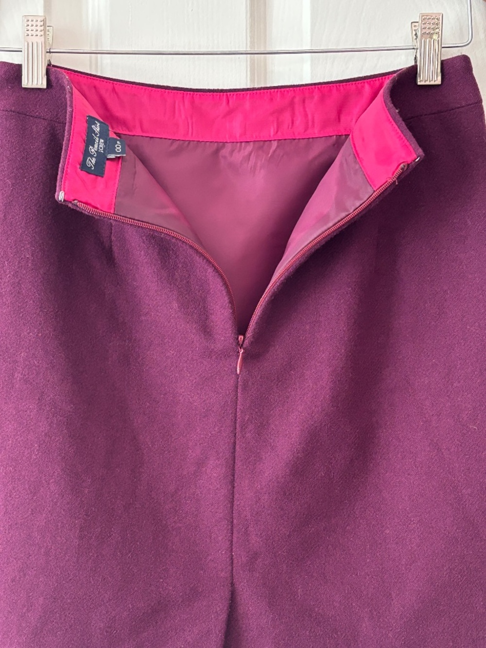 J Crew "The Pencil Skirt" - Berry Size 00P - Picture 6 of 9